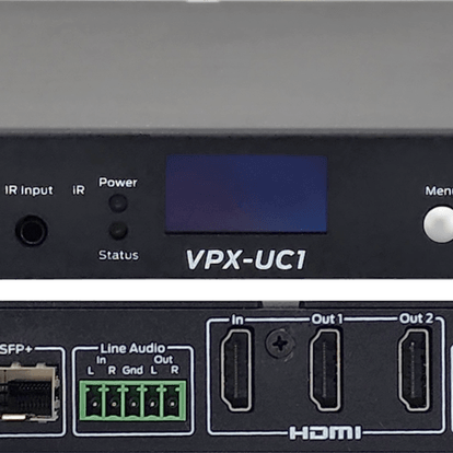 Aurora Multimedia VPX-UC1 Ultra 4K60 1G Unified Communication AVoIP Transceiver