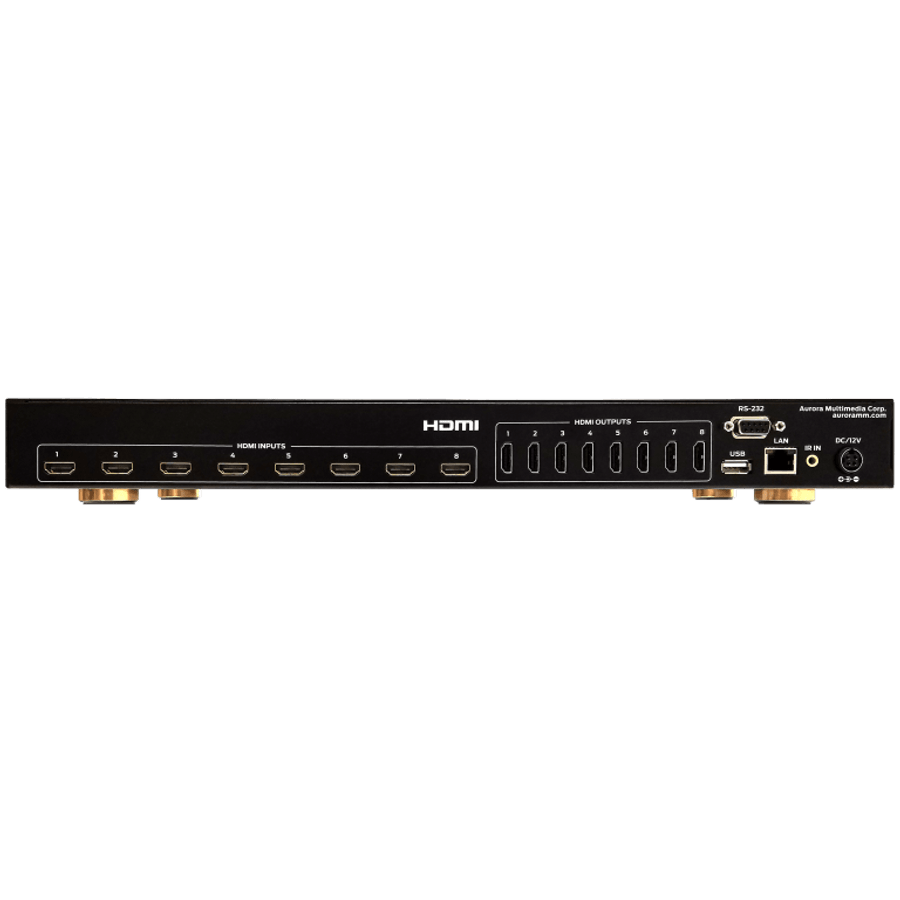 Aurora Multimedia ASP-882A 8x8 HDMI 2.0A Matrix 4K60Hz UHD