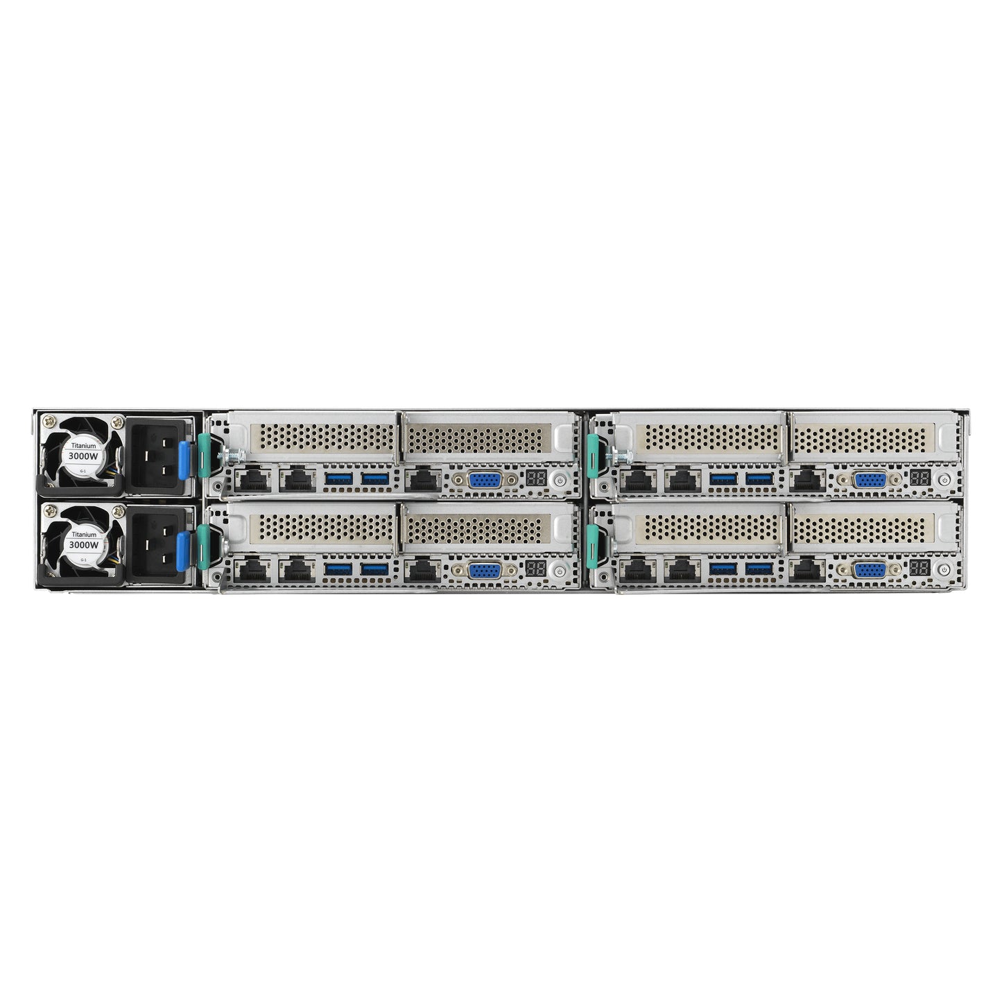 ASUS RS720Q-E11-RS8U Intel C741 LGA 4677 (Socket E) Rack (2U) Black, Silver