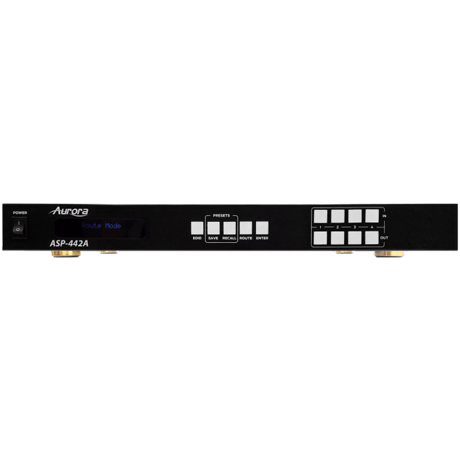 Aurora Multimedia ASP-442A 4x4 HDMI 2.0A Matrix 4K60Hz UHD