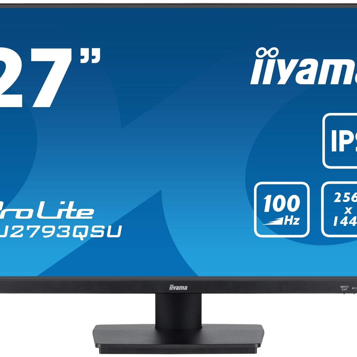 iiyama ProLite XU2793QSU-B7 LED display 68.6 cm (27") 2560 x 1440 pixels Wide Quad HD Black