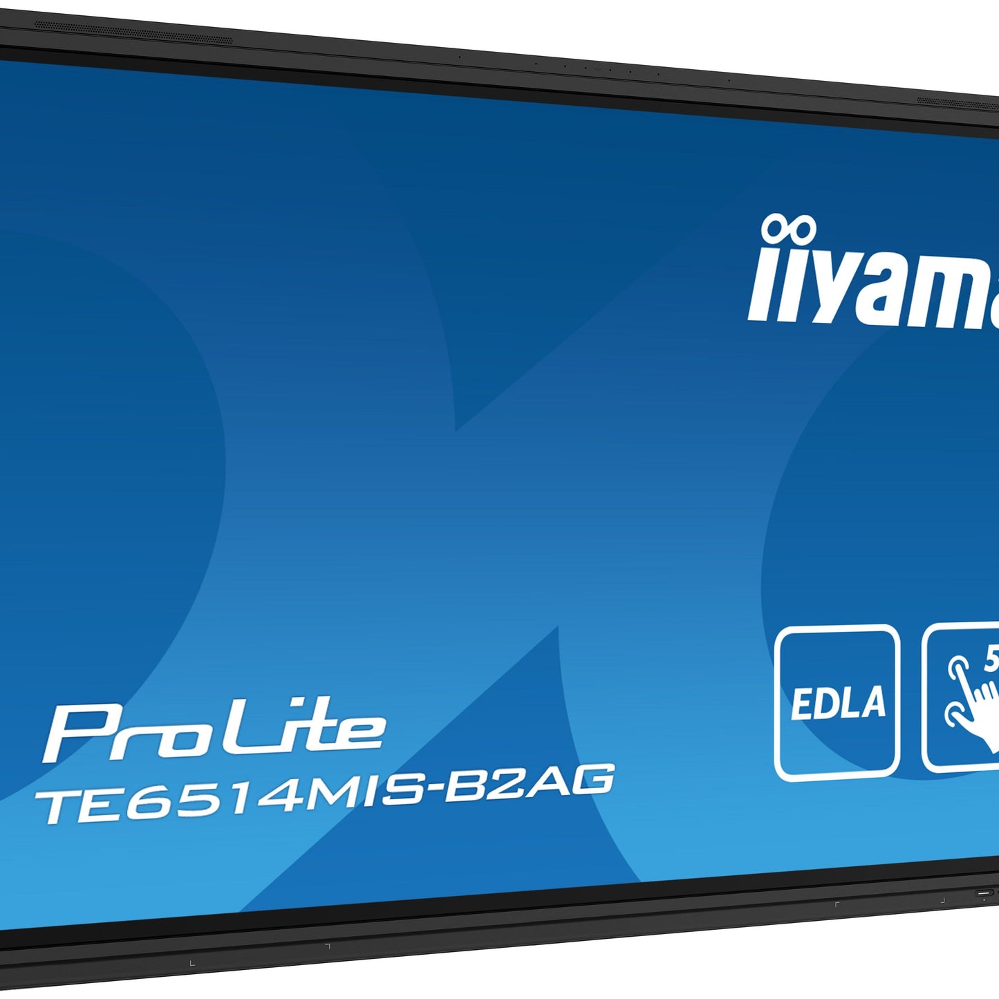 iiyama PROLITE TE6514MIS-B2AG Digital signage flat panel 165.1 cm (65") LCD Wi-Fi 435 cd/m² 4K Ultra HD Black Touchscreen Built-in processor Android 24/7