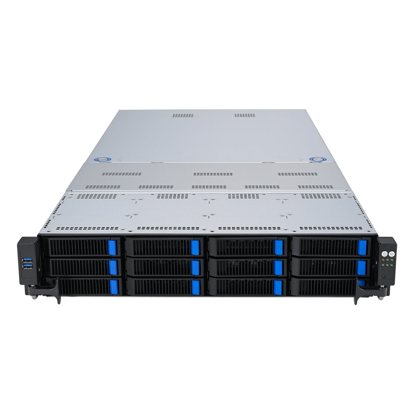 ASUS RS720A-E12-RS12 Socket SP5 Rack (2U) Black, Steel