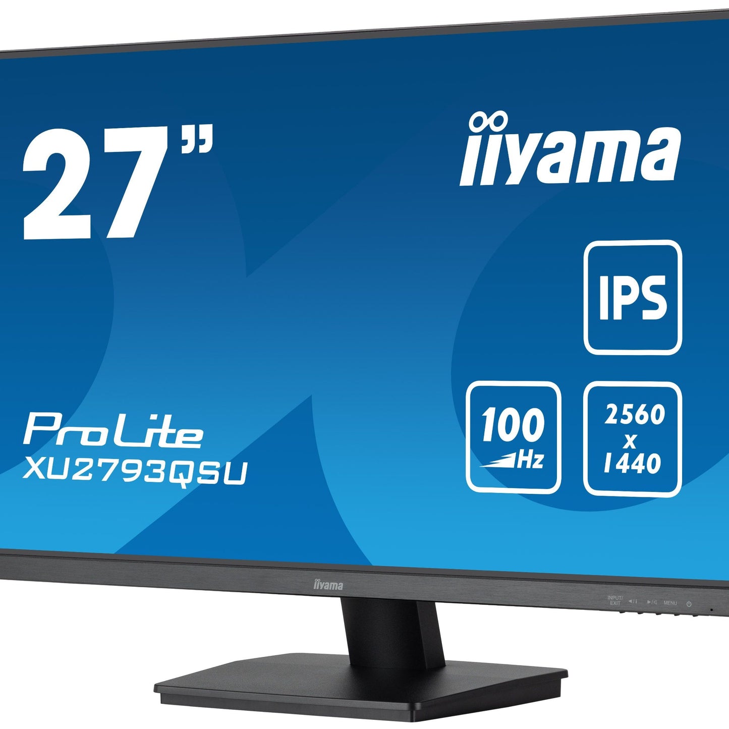 iiyama ProLite XU2793QSU-B7 LED display 68.6 cm (27") 2560 x 1440 pixels Wide Quad HD Black