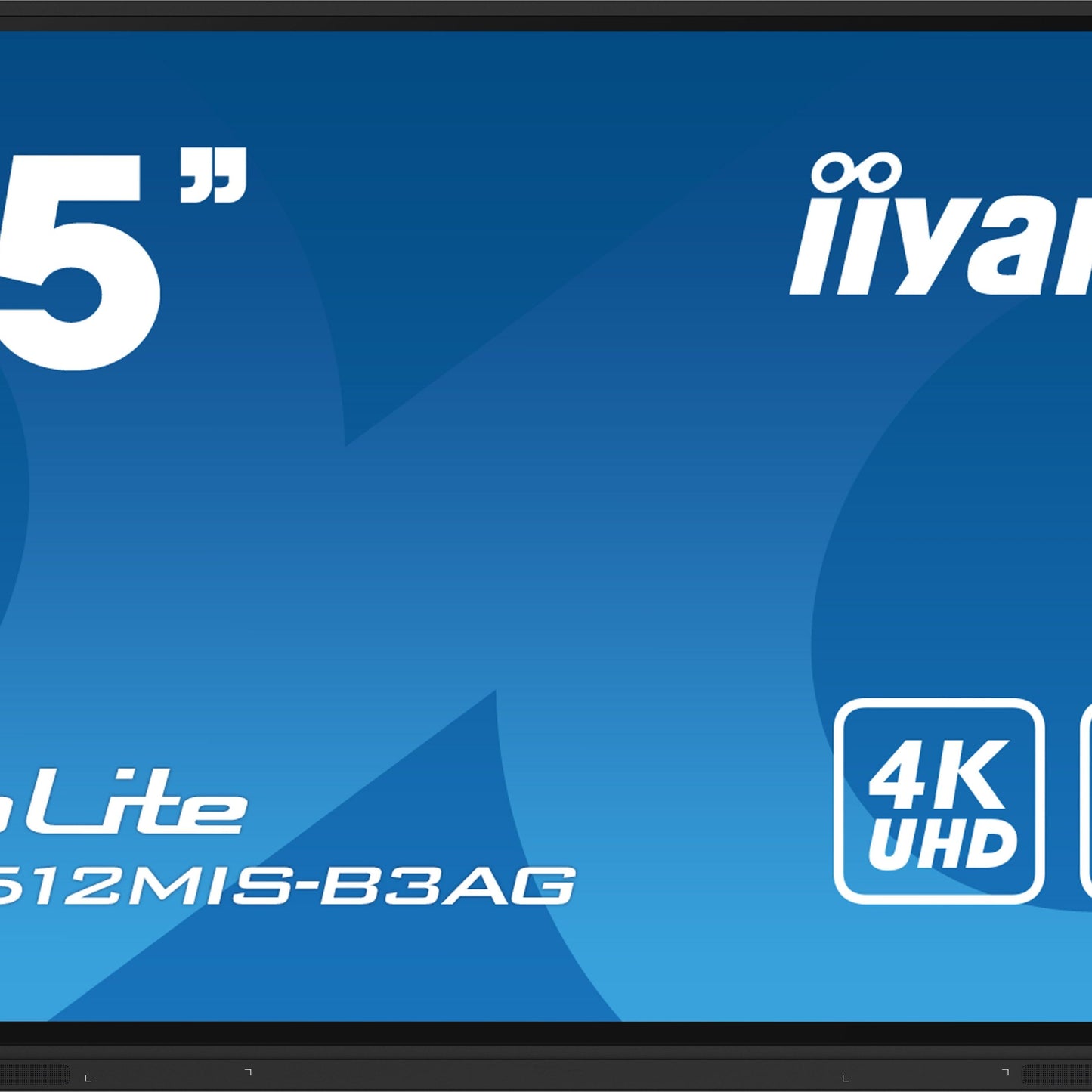 iiyama TE7512MIS-B3AG Signage Display Kiosk design 190.5 cm (75") LCD Wi-Fi 400 cd/m² 4K Ultra HD Black Touchscreen Built-in processor Android 11 24/7