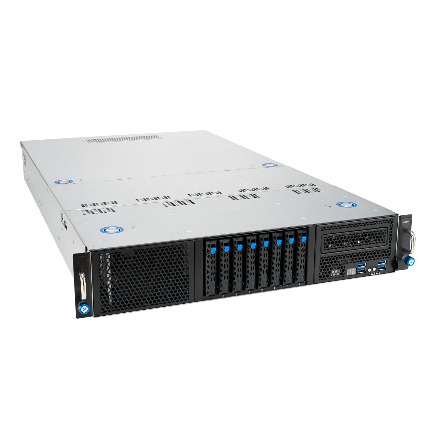 ASUS ESC4000-E10S-SKU1 LGA 4189 Rack (2U) Black, Silver