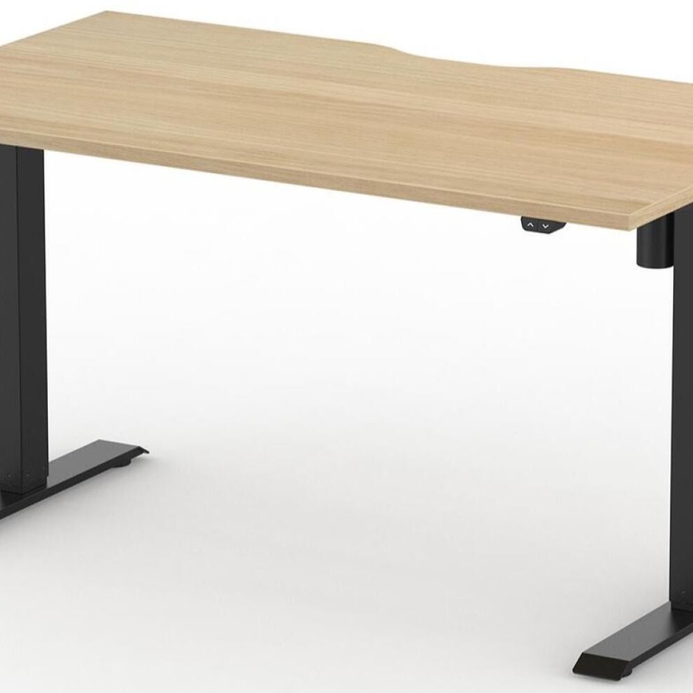 Formetiq B/H1S47S Alto 1 Height Adjustable Desk with Scoop - (w) 1400 x (d) 700mm