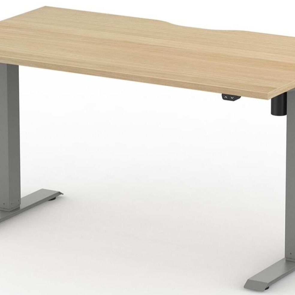 Formetiq B/H1S47S Alto 1 Height Adjustable Desk with Scoop - (w) 1400 x (d) 700mm