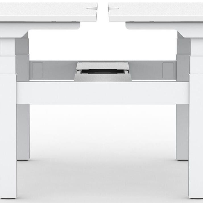 Formetiq B/H2B28S Alto 2 Back-To-Back Height Adjustable Desk with Scoop - (w) 1200 x (d) 800mm