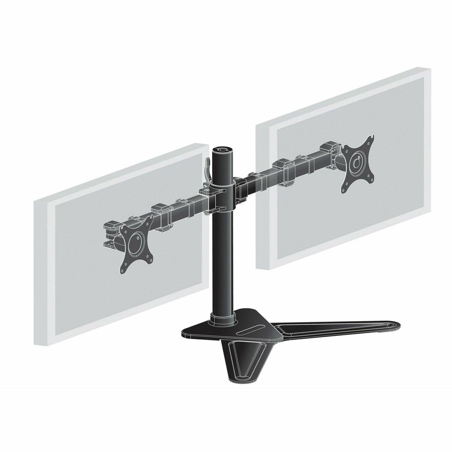 iiyama ProLite DS1002D-B1 Dual Screen Desk Top Stand