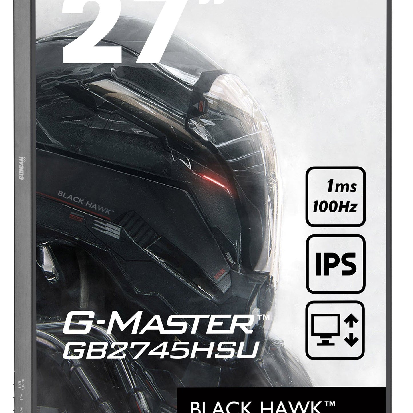 iiyama G-Master GB2745HSU-B1 27" Monitor with IPS Panel Technology and 1ms MPRT