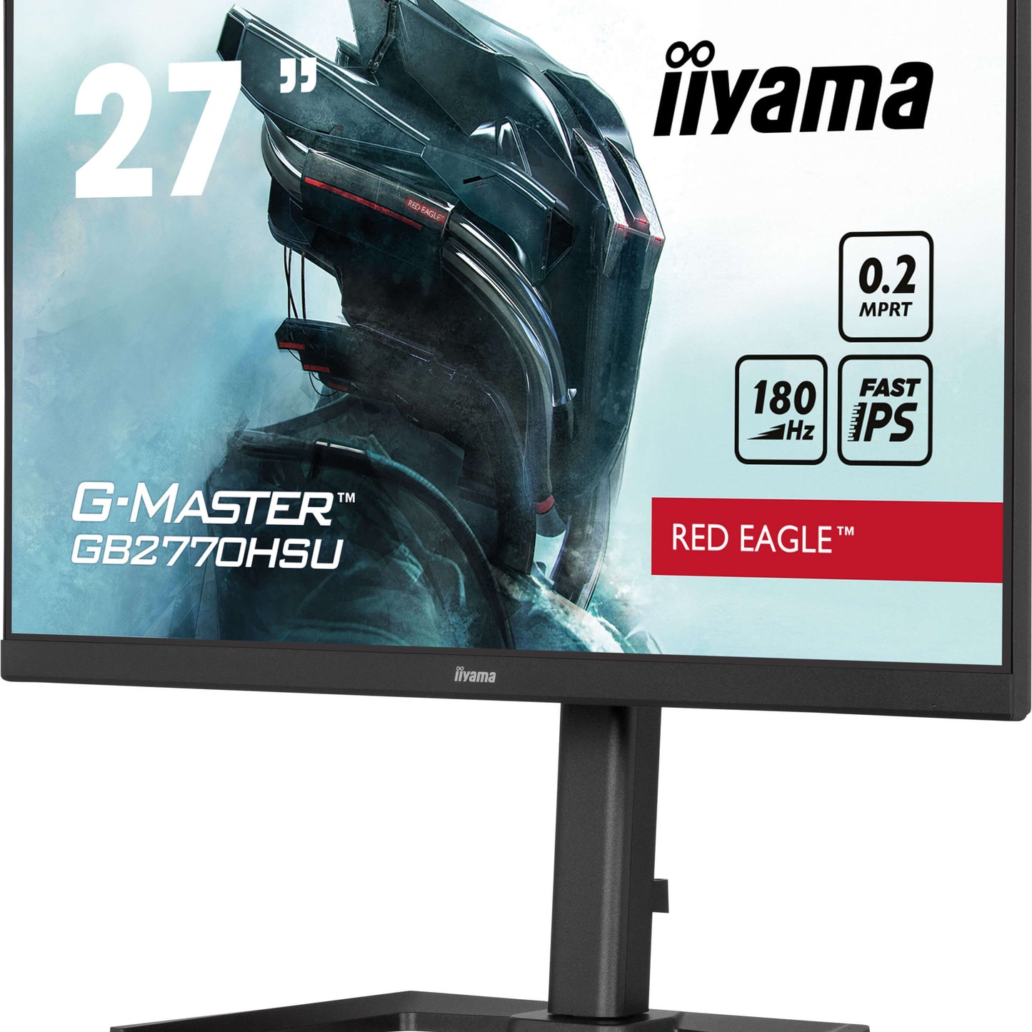 iiyama G-Master GB2770HSU-B6 Red Eagle 27" Fast IPS 0.2ms 180Hz Gaming Monitor
