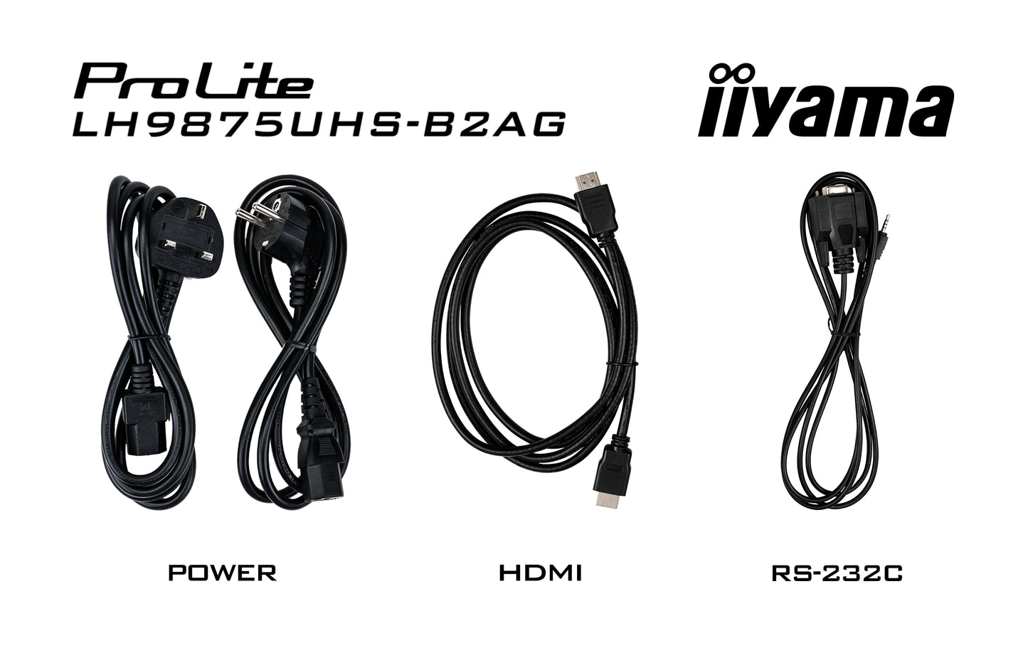 iiyama ProLite LH9875UHS-B2AG 98" 4K UHD 24/7 Digital Signage Display with Wi-Fi 500 cd/m² Android 11