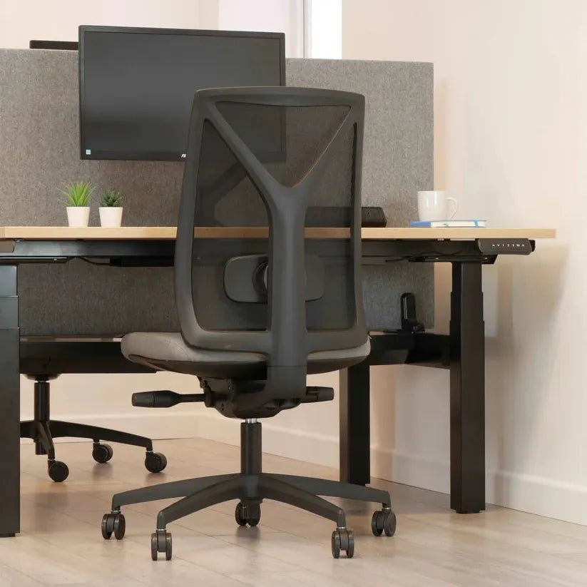 Formetiq B/TMLSSN-1S/BB-8033 Modena Mesh Back Task Chair with HA Soft Touch Arms