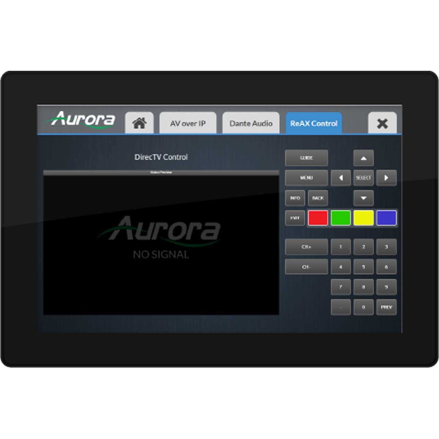 Aurora Multimedia RXT-10VS-W 10.1" VESA Mount ReAX Touch Panel Control System (White)