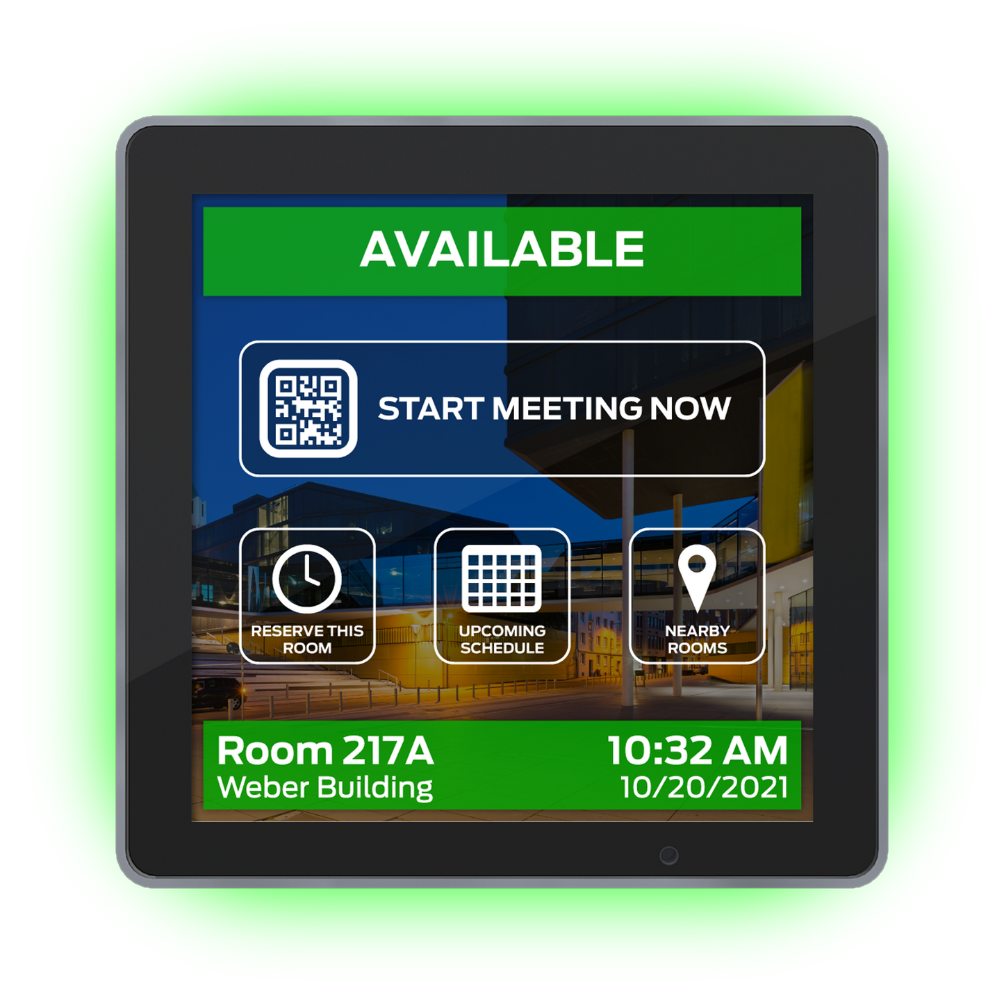 Aurora Multimedia RXT-4WM-B 4" 1:1 Aspect Ratio in-Wall ReAX Touch Panel Control System Ports