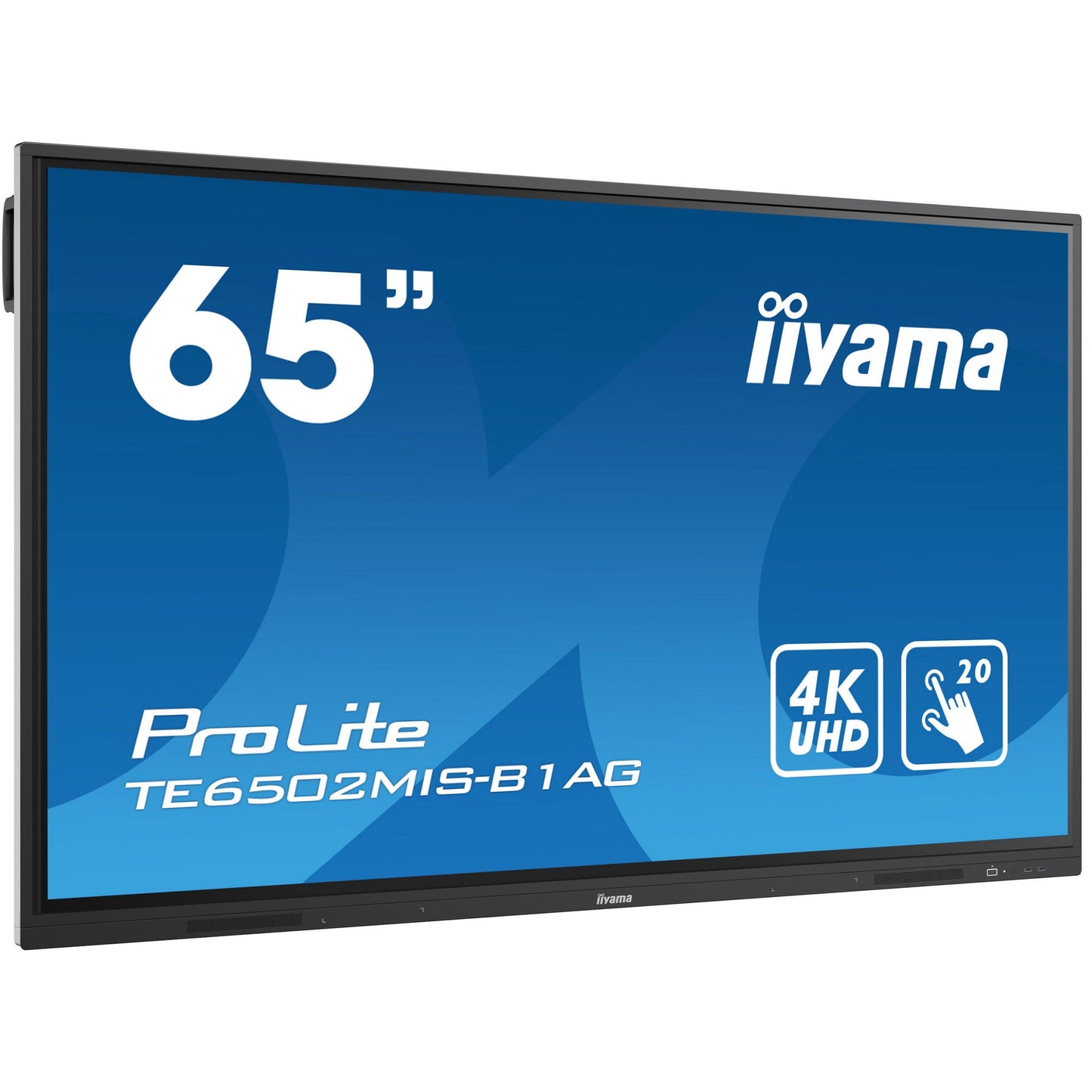 Iiyama ProLite TE6502MIS-B1AG 65’’ Interactive 4K UHD LCD Touchscreen with Integrated Whiteboard Software