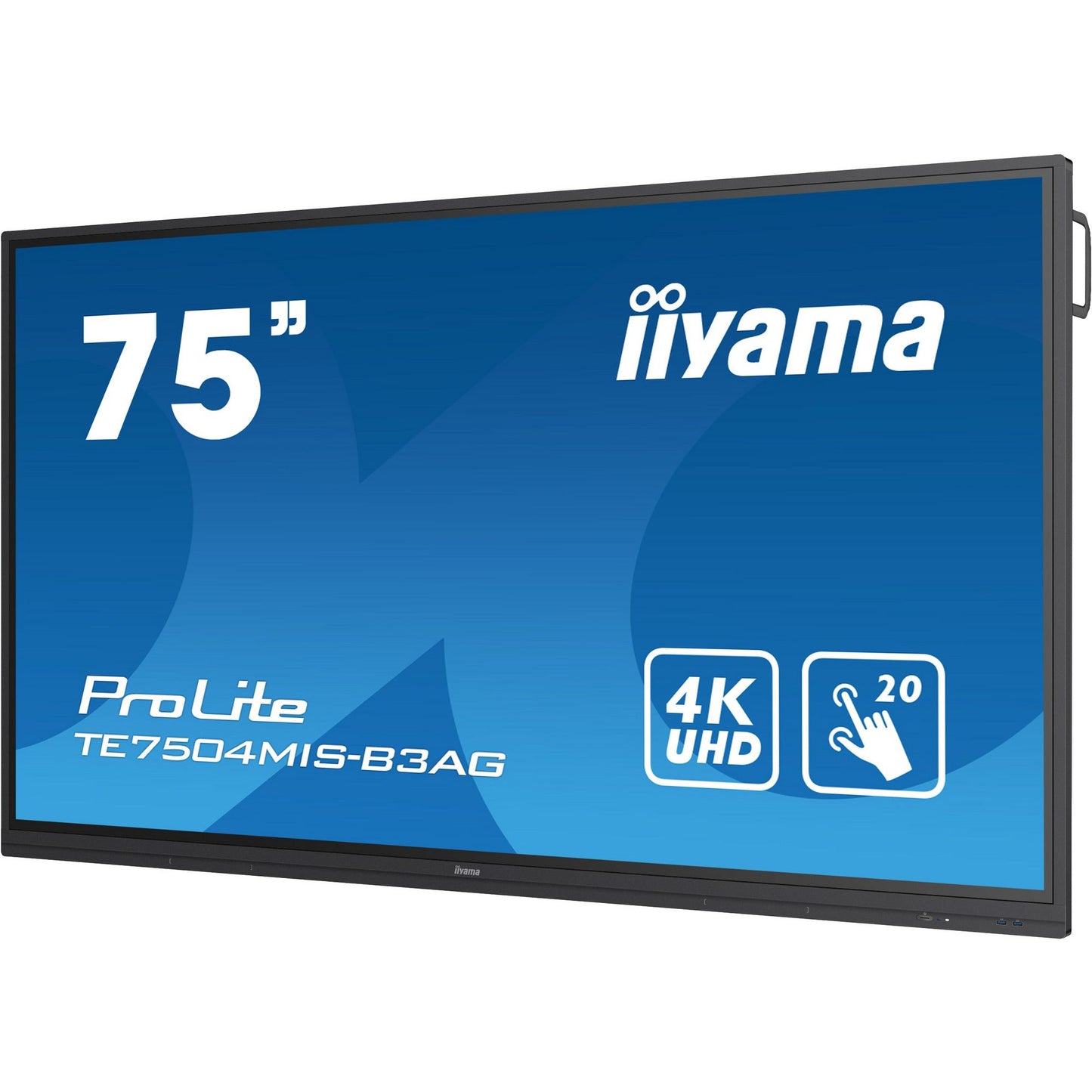 Iiyama ProLite TE7504MIS-B3AG 75" Interactive 4K UHD LCD Touchscreen with Whiteboard Software