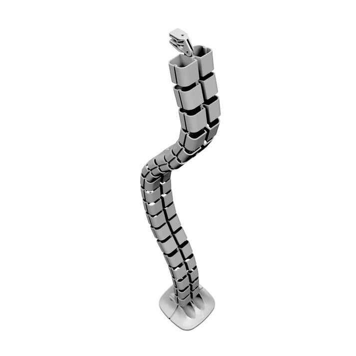 Metalicon VCS4/HBL Linx Cable Spine for Back-to-Back Sit-Stand Desk with Central Cable Tray