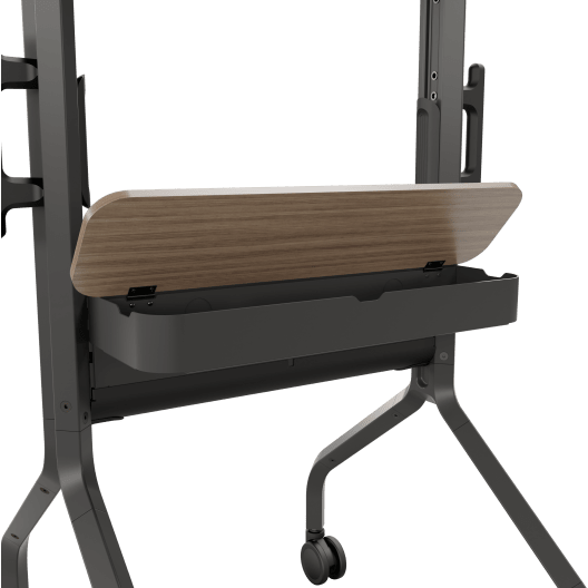 Le Grand / Chief Voyager Manual Height Adjustable AV Cart Black