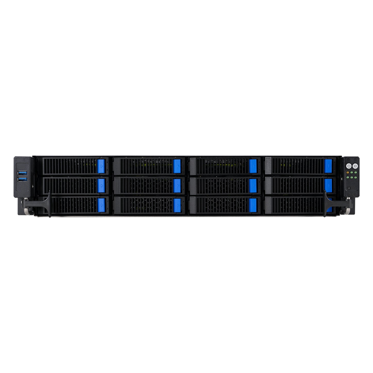 ASUS RS720A-E12-RS12 Socket SP5 Rack (2U) Black, Steel