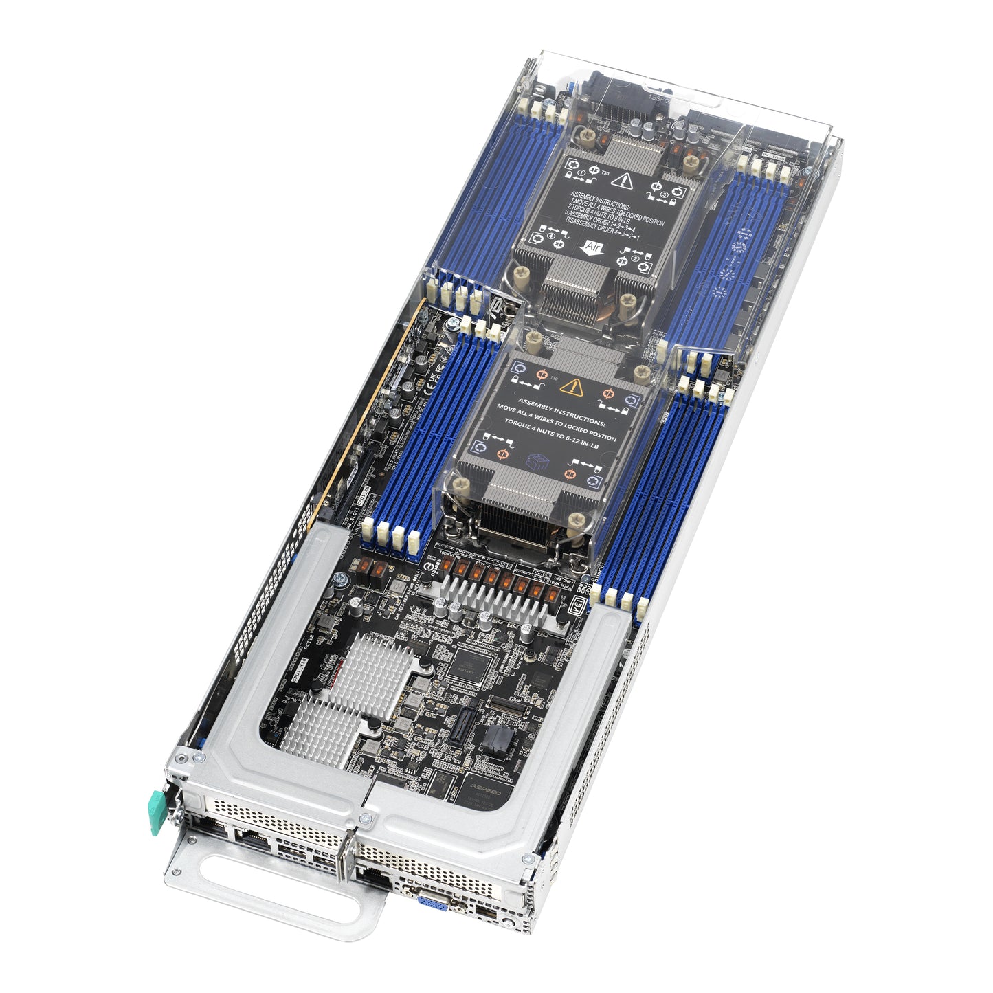 ASUS RS720Q-E11-RS8U Intel C741 LGA 4677 (Socket E) Rack (2U) Black, Silver