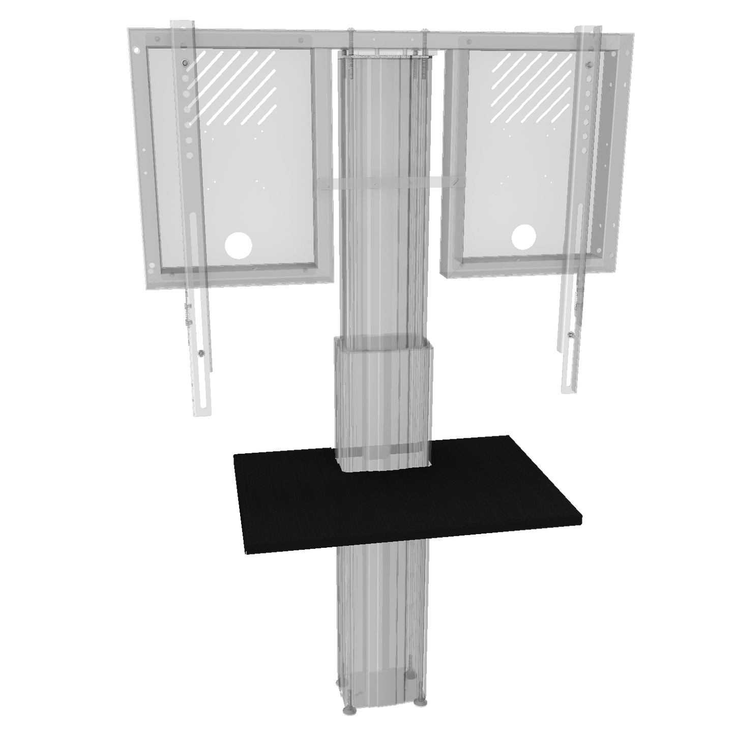 Conen FSH-SMLI Front Shelf For Light System Connects To Central Aluminum Column