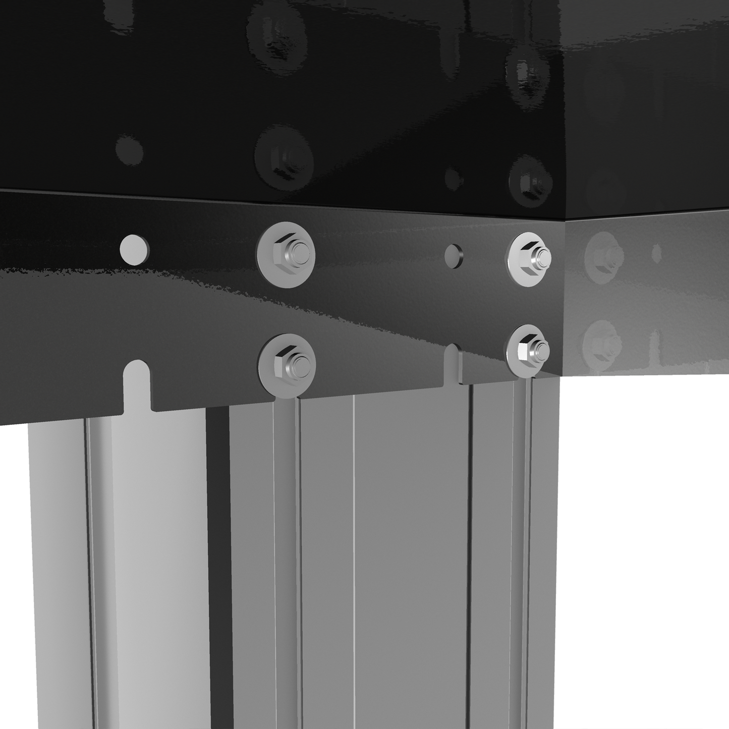 Conen LAP4-SM Laptop Side Shelf Connects To Central Aluminum Column
