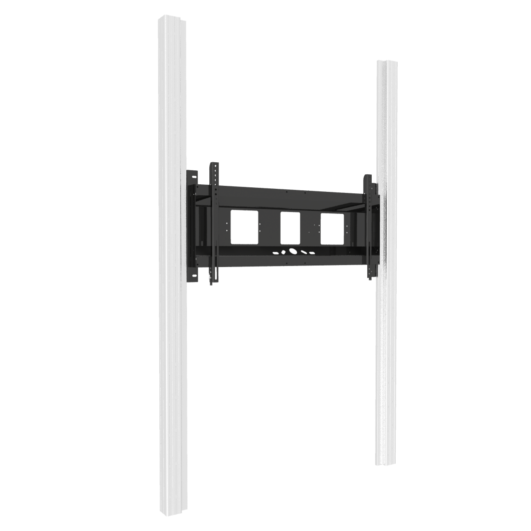 Conen PY1E-IFPD-W Wallmounted 2 Pylon System For Displays From 65-86" Electrical Height Adustable, 70 Cm Stroke