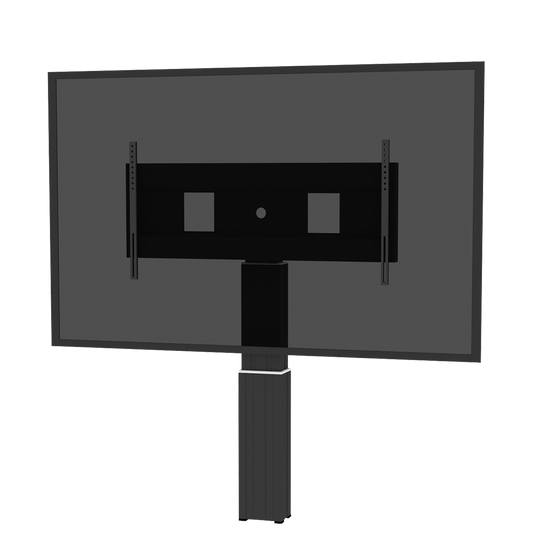 Conen SCEXLWLB Motorized Xl Monitor Wall Mount, 50 Cm Of Vertical Travel Column Black Anodized, Center Of Display 99,5 - 149,5 Cm