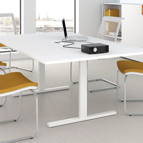 Formetiq B/MTEOC2 T-Easy Meeting Table with Central Cable Port