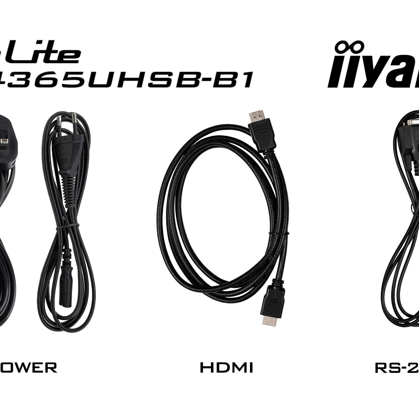 iiyama LH4365UHSB-B1 Signage Display Kiosk design 108 cm (42.5") LED Wi-Fi 800 cd/m² 4K Ultra HD Black Built-in processor Android 11 24/7