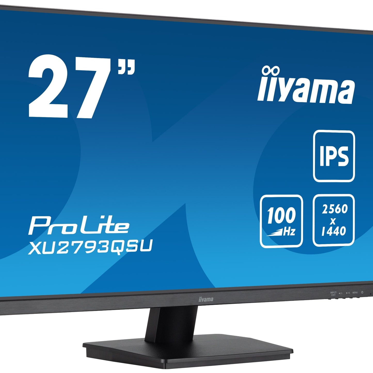 iiyama ProLite XU2793QSU-B7 LED display 68.6 cm (27") 2560 x 1440 pixels Wide Quad HD Black