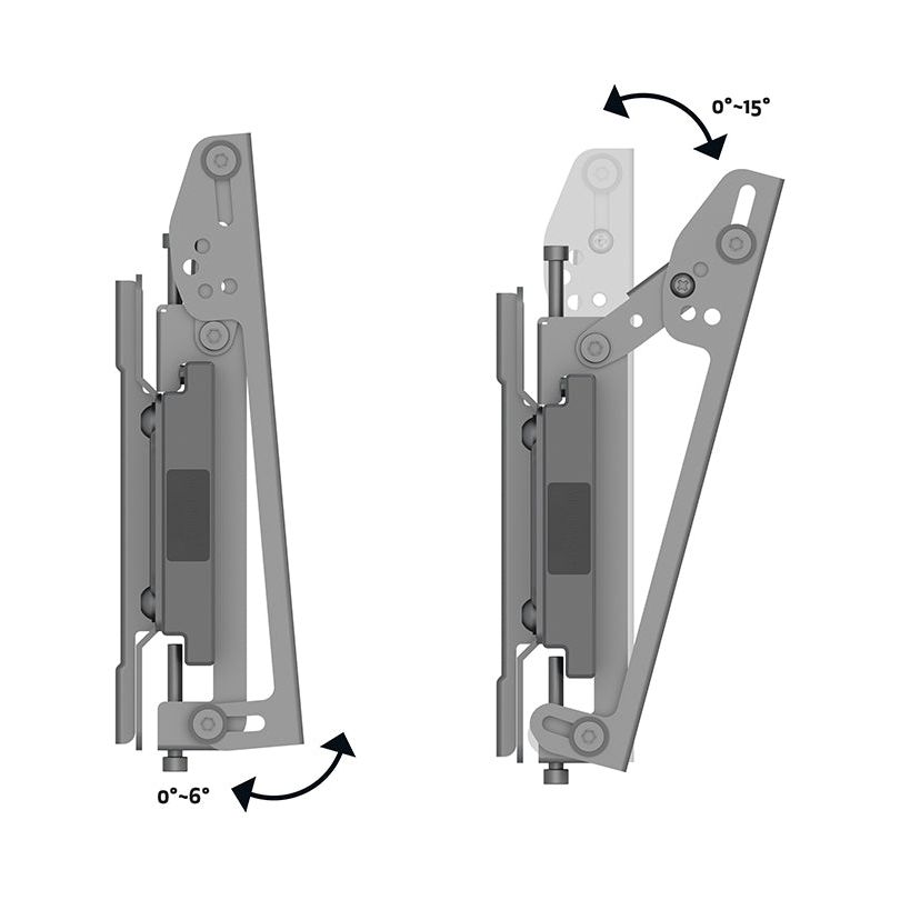 Multibrackets M Wallmount Pro MBW4U Tilt 200 Black
