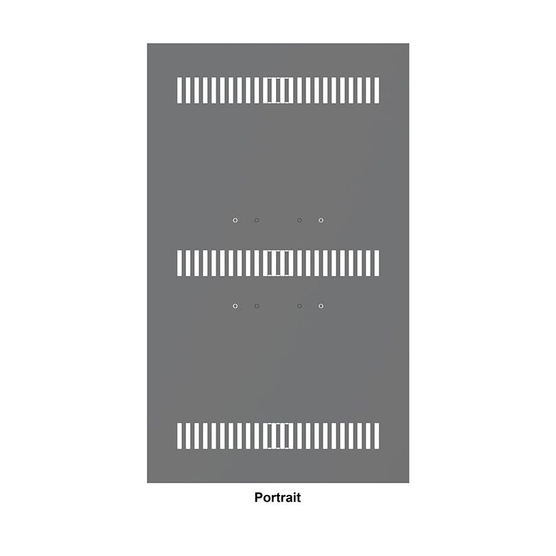 Multibrackets M Pro Series - Enclosure 32" Back Plate Small Black