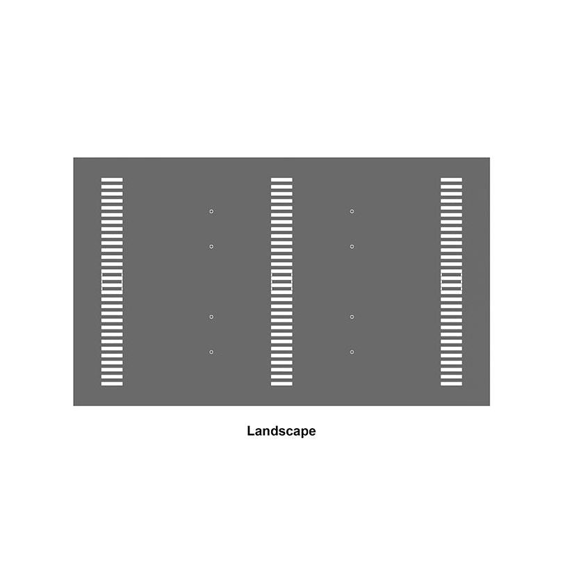 Multibrackets M Pro Series - Enclosure 49" Back Plate Medium Black