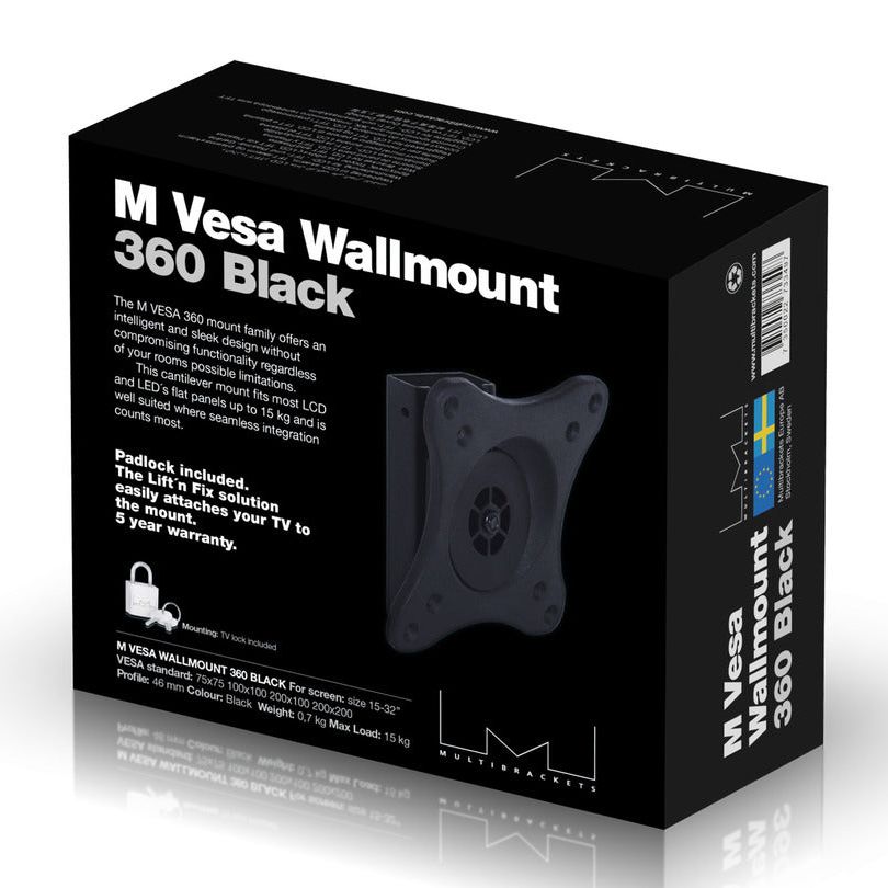 Multibrackets M VESA Wallmount 360 Black