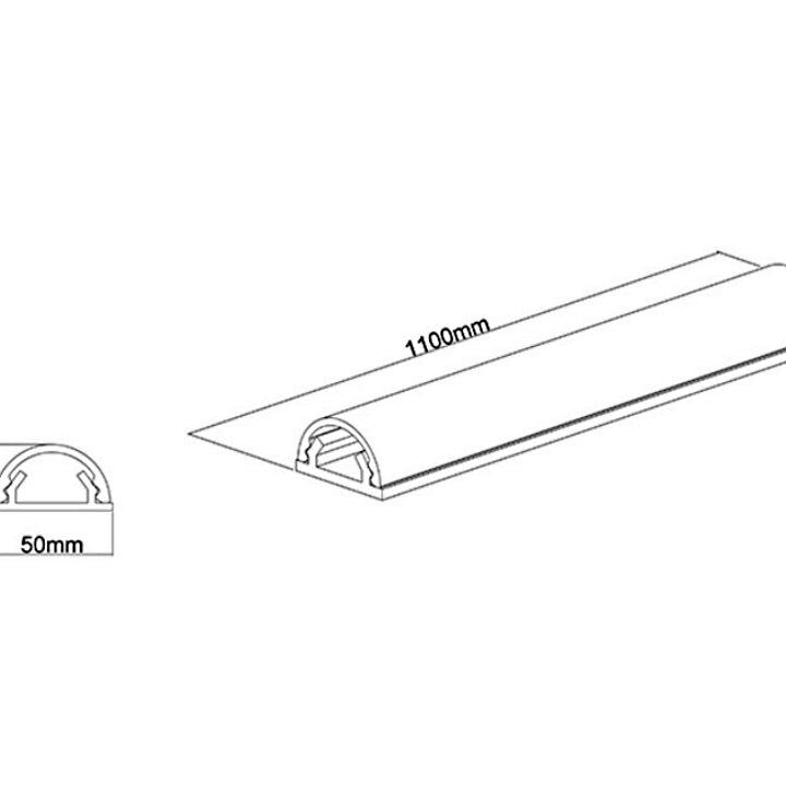 Multibrackets M Universal Cable Cover Aluminium 50mm-W 1100-L