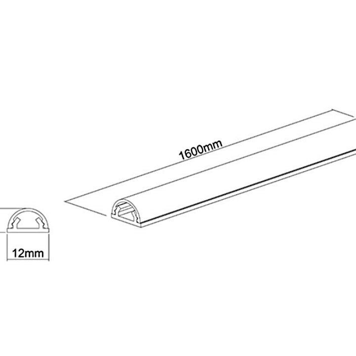 Multibrackets M Universal Cable Cover White 18mm-W 1100-L