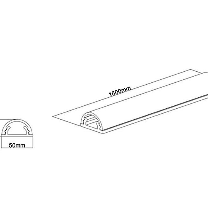 Multibrackets M Universal Cable Cover Aluminium 50mm-W 1600-L