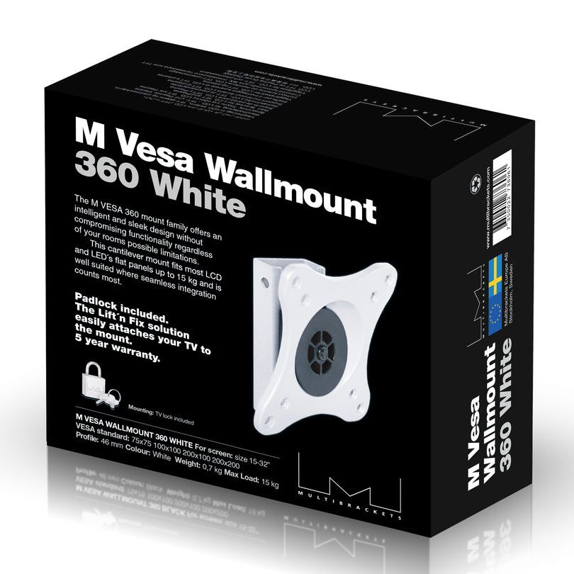Multibrackets M VESA Wallmount 360 White