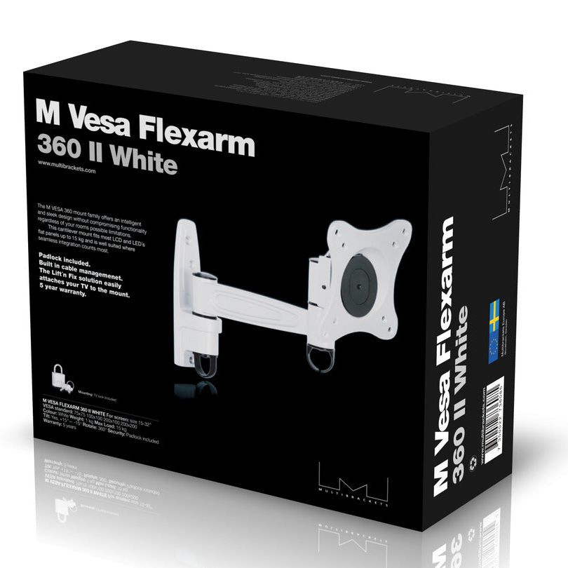 Multibrackets M VESA Flexarm 360 II White 75 100 200