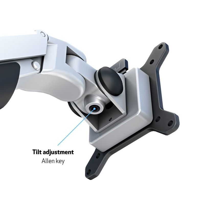 Multibrackets M VESA Gas Lift Arm Quad Silver