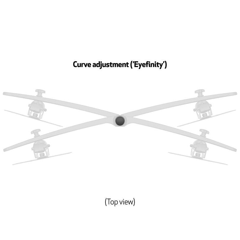 Multibrackets M VESA Desktopmount Dual Stand 24"-32" Expansion Kit