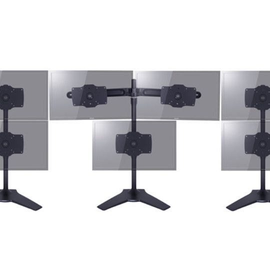Multibrackets M Desktopmount Single / Dual / Triple Stand 46cm Pipe