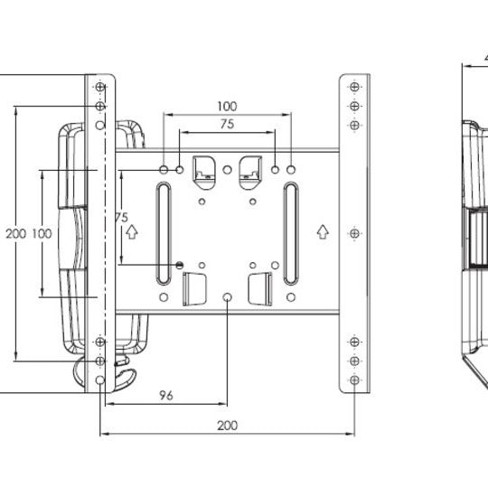 Multibrackets M VESA Flexarm Tilt & Turn II Small