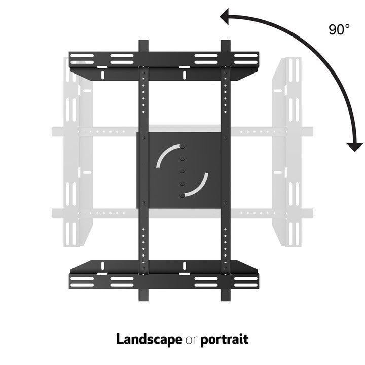 Multibrackets M Public Display Stand Single Screen Mount Black