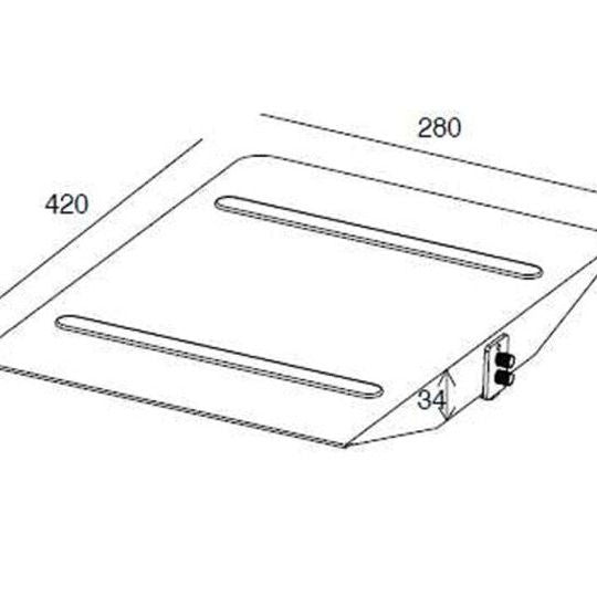 Multibrackets M Public Display Stand Shelf Black