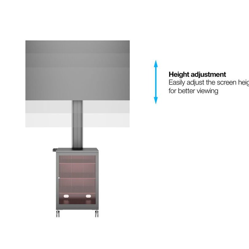 Multibrackets M Public Display Stand 180 Single MediaBox4 Black