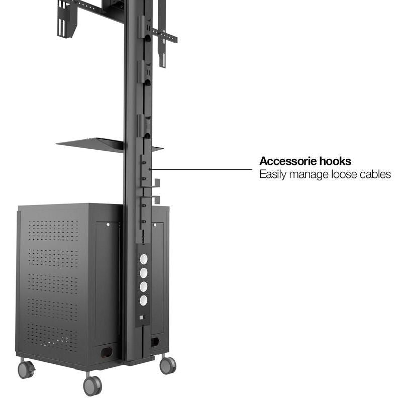Multibrackets M Public Display Stand 180 Single MediaBox4 Black